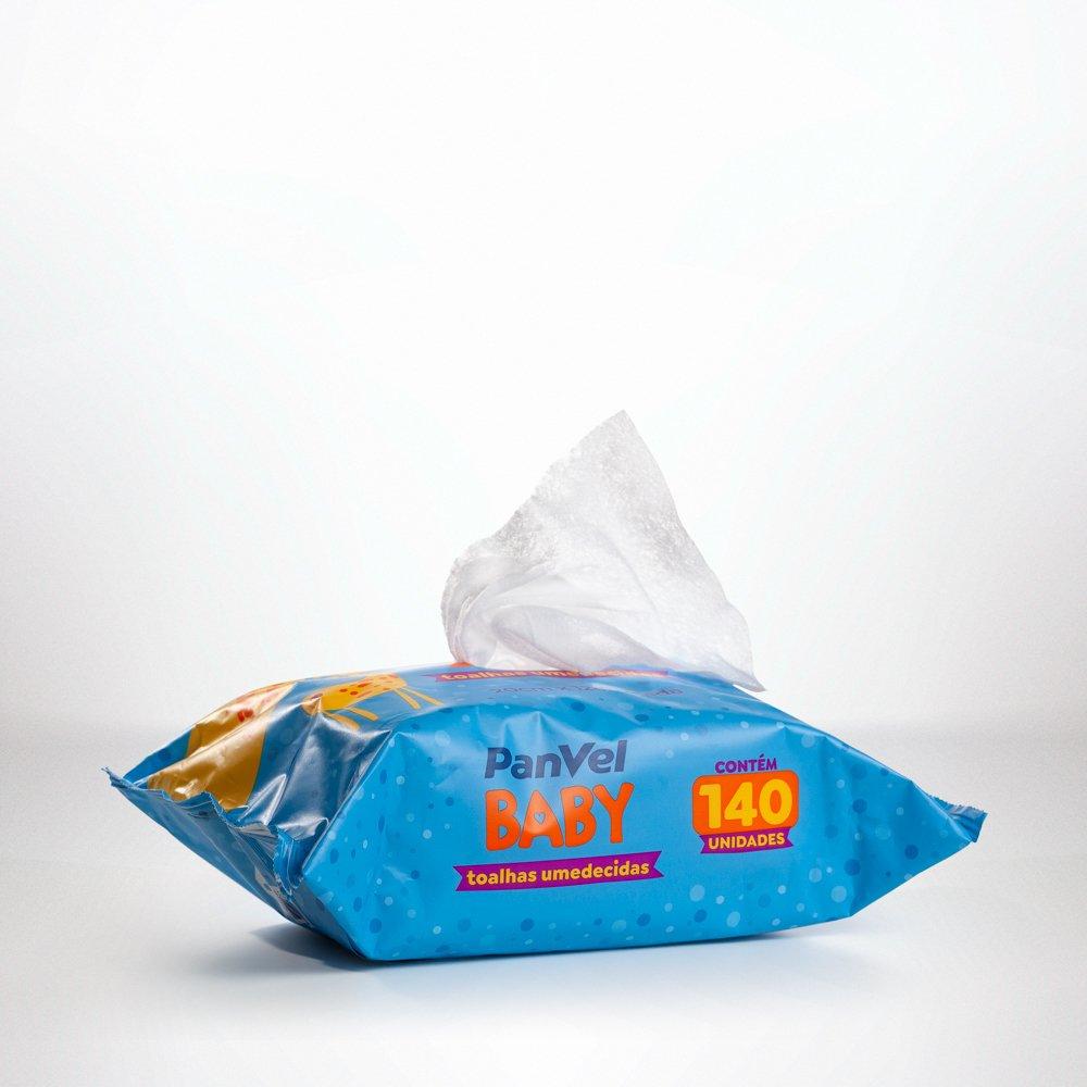 Lenços Umedecidos Panvel Baby 140 Unidades - 4