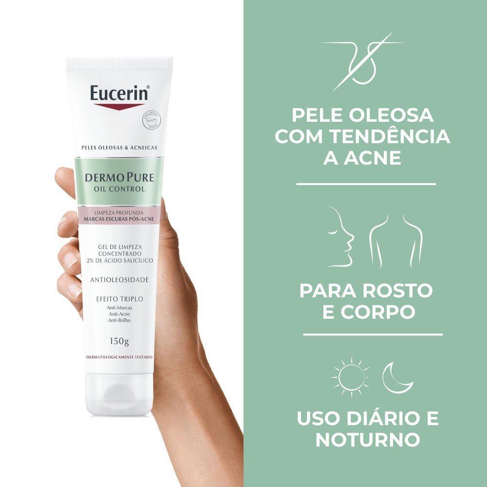 Gel De Limpeza Facial Antiacne Eucerin Dermo Pure Concentrado 150g - 7