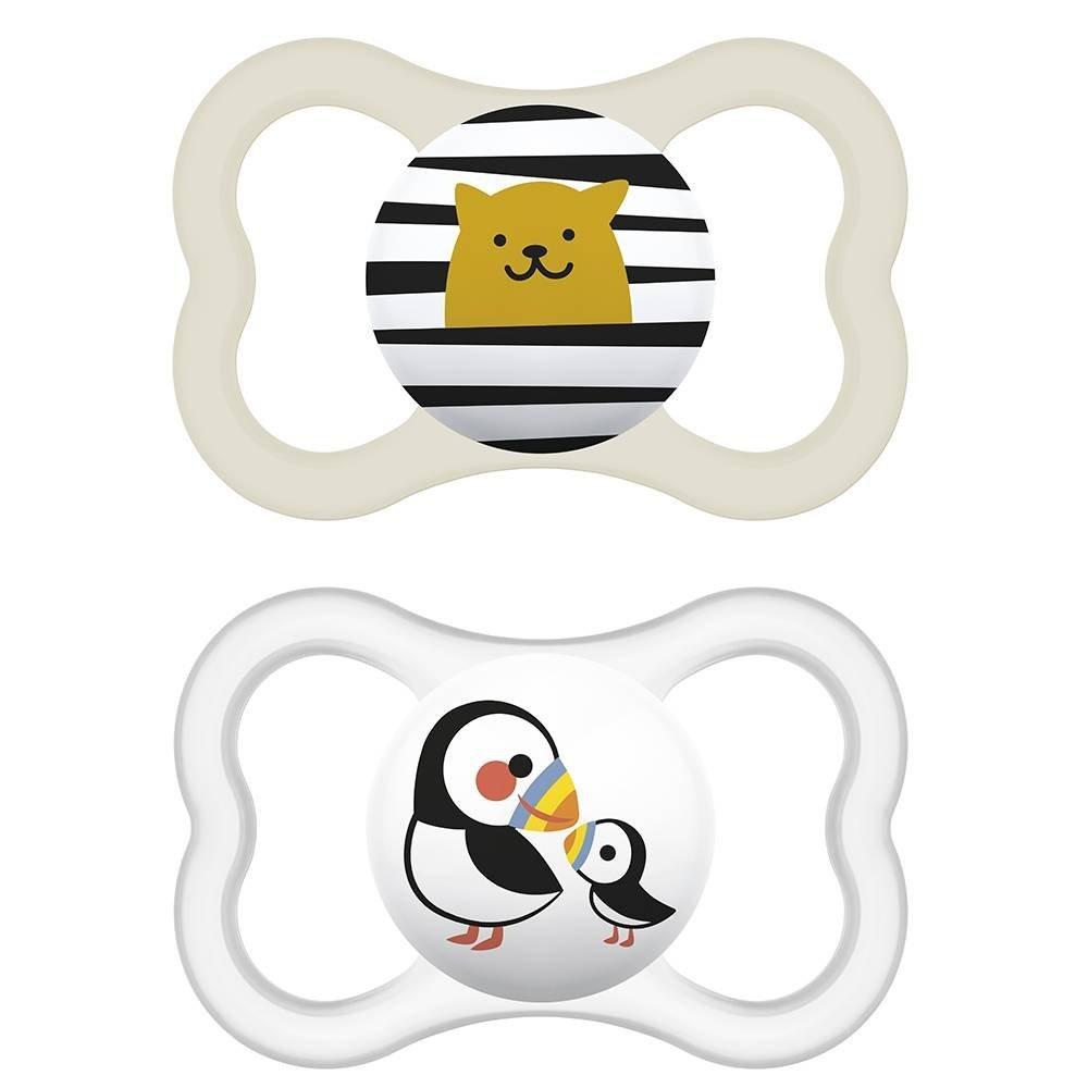 Chupeta Mam Supreme Neutra 16 Meses + Com 2 Unidades - 1