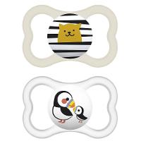 Chupeta Mam Supreme Neutra 16 Meses + Com 2 Unidades - 1