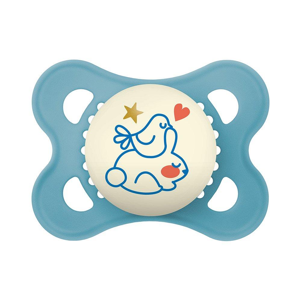 Chupeta Mam Nigth Azul 0 A 6 Meses Com 1 Unidade - 2