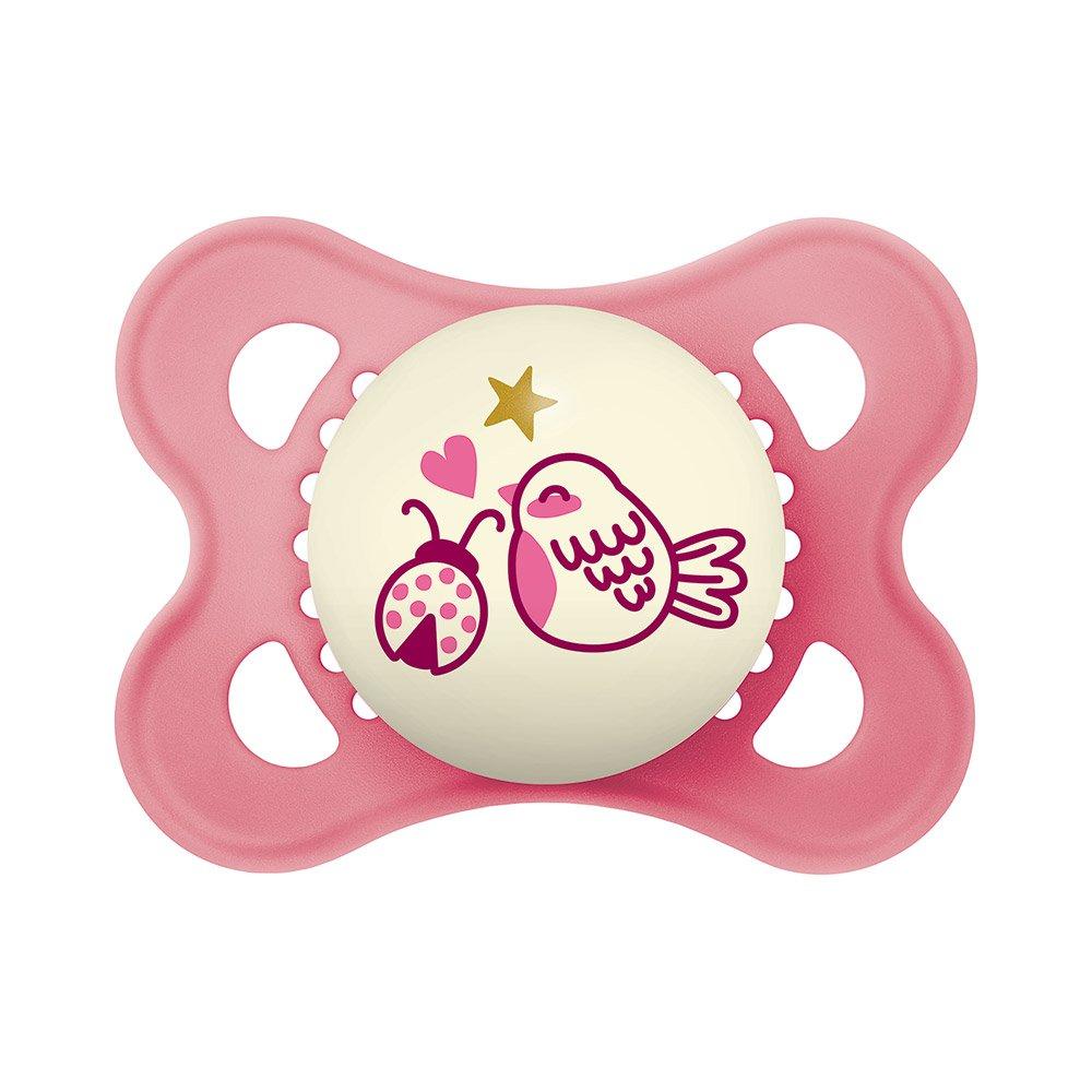 Chupeta Mam Nigth Rosa 0 A 6 Meses Com 1 Unidade - 2