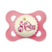 Chupeta Mam Nigth Rosa 0 A 6 Meses Com 1 Unidade - 2