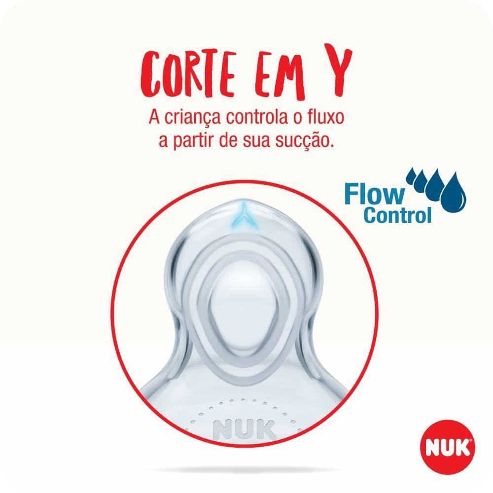 Bico Para Mamadeira Nuk First Choice Fluxo Ajustável Com 1 Unidade - 3