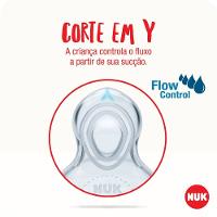 Bico Para Mamadeira Nuk First Choice Fluxo Ajustável Com 1 Unidade - 3