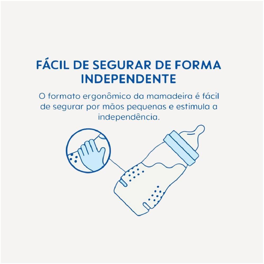 Mamadeira Mam Easy Active Rosa 330ml - 4