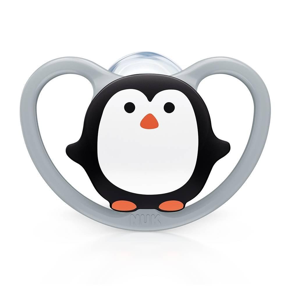 Chupeta Nuk Space Azul 6 Meses + Com 1 Unidade - 2