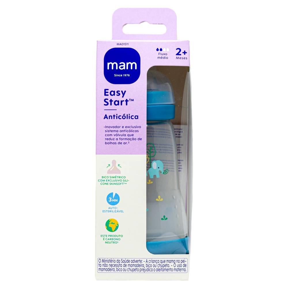 Mamadeira Mam Easy Start Azul 260ml - 2