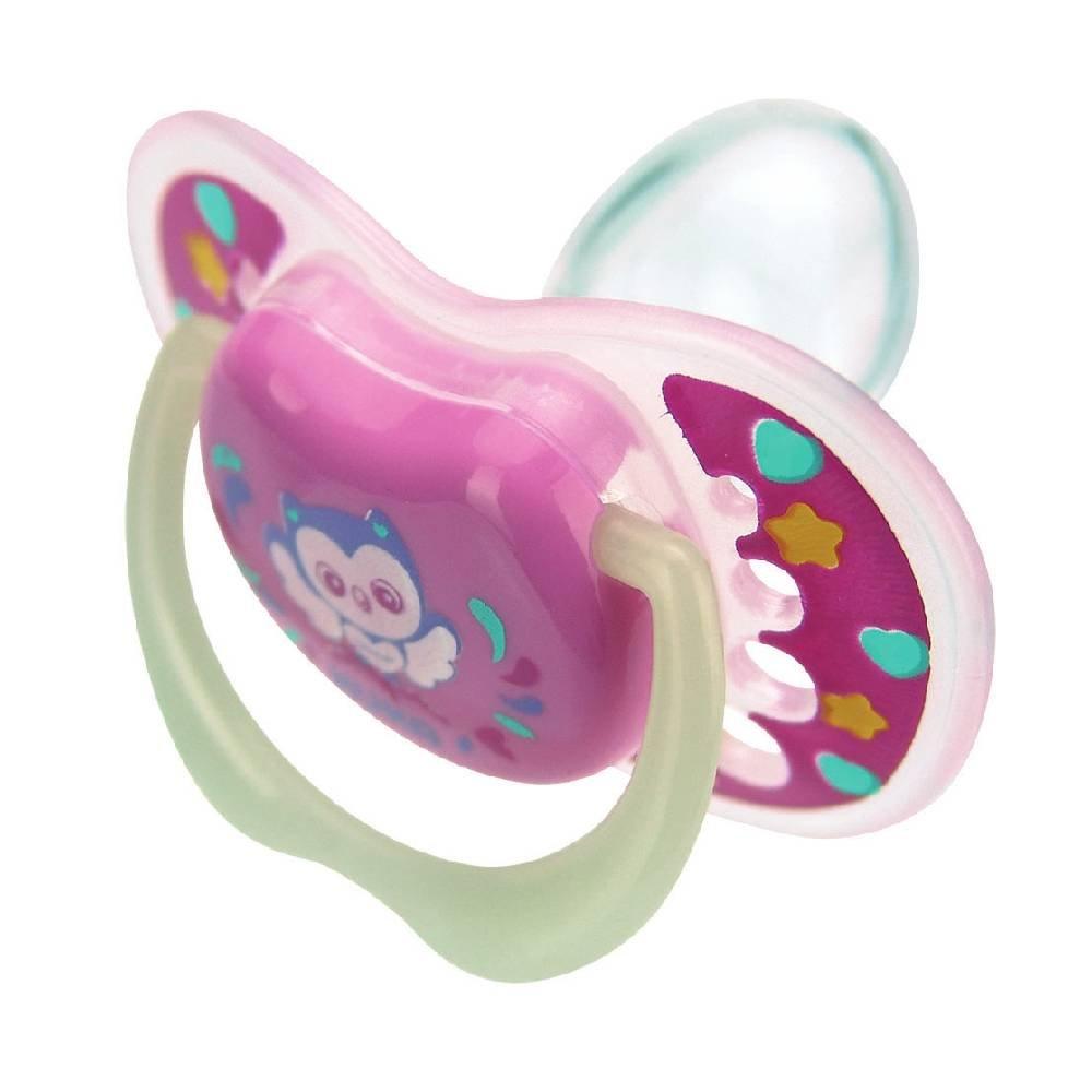 Chupeta Kuka Lumina Rosa 6 Meses + Com 1 Unidade - 2