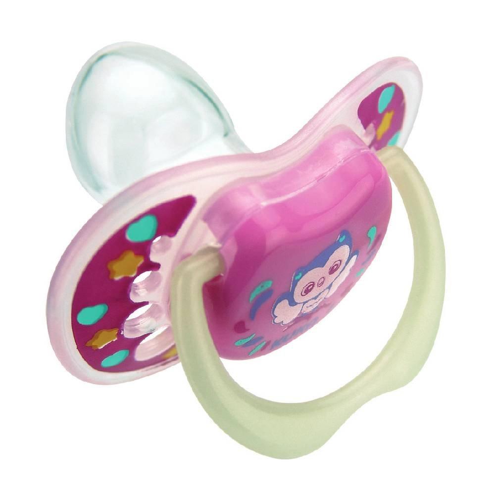 Chupeta Kuka Lumina Rosa 6 Meses + Com 1 Unidade - 3