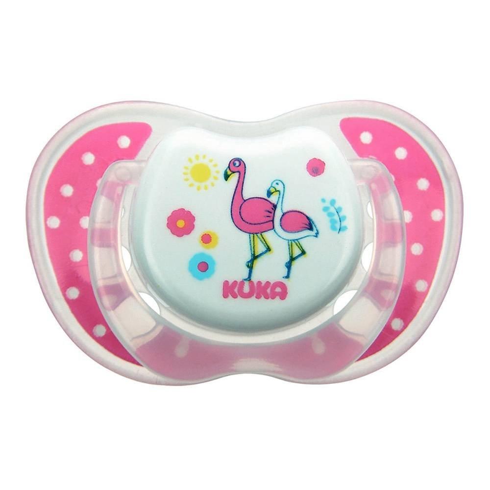 Chupeta Kuka Lumina Rosa 6 Meses + Com 2 Unidades - 3