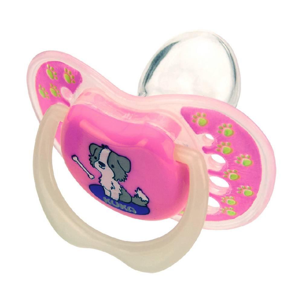 Chupeta Kuka Lumina Rosa 6 Meses + Com 2 Unidades - 4