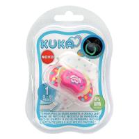 Chupeta Kuka Lumina Rosa 0 A 6 Meses Com 1 Unidade