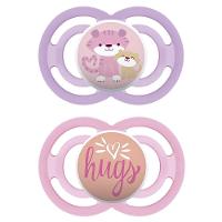 Chupeta Mam Perfect Rosa 16 Meses + Com 2 Unidades - 2