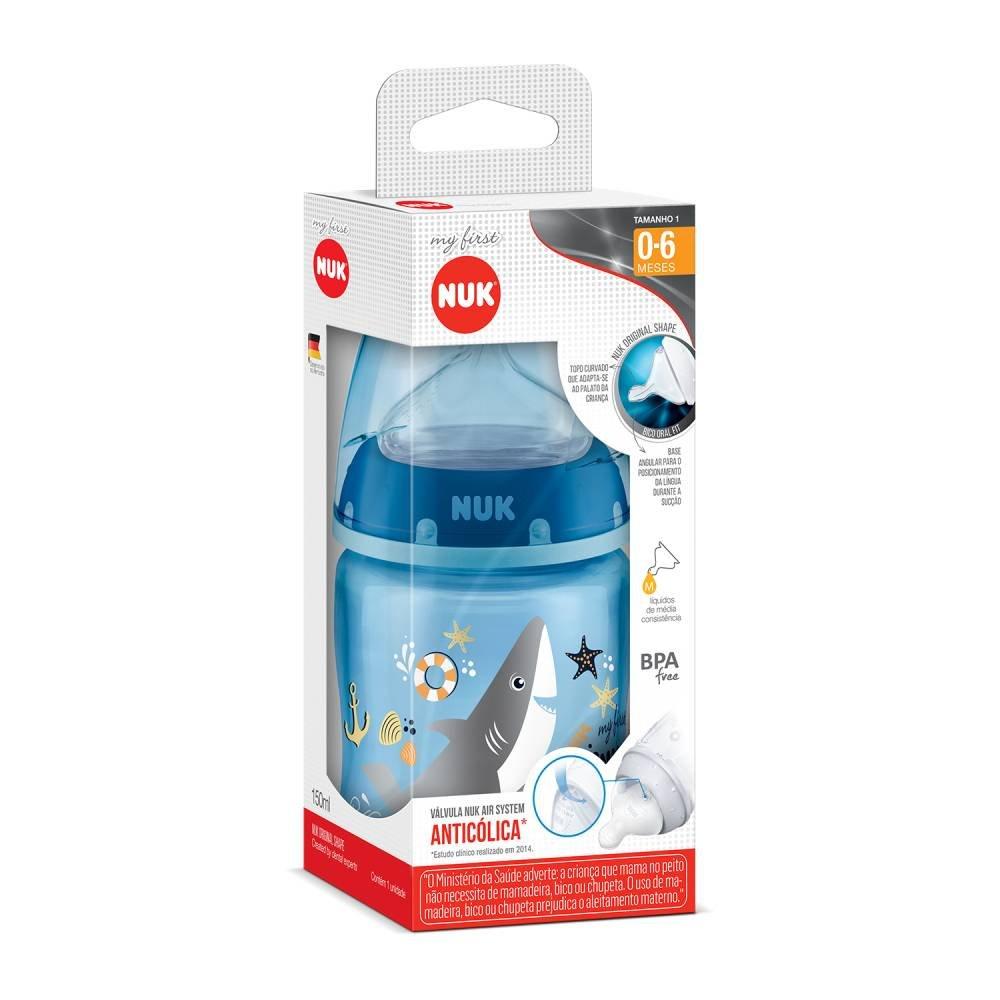 Mamadeira Nuk My First Azul 150ml - 1
