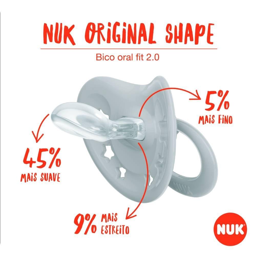 Chupeta Nuk Night & Day Azul 0 A 6 Meses Com 1 Unidade - 3