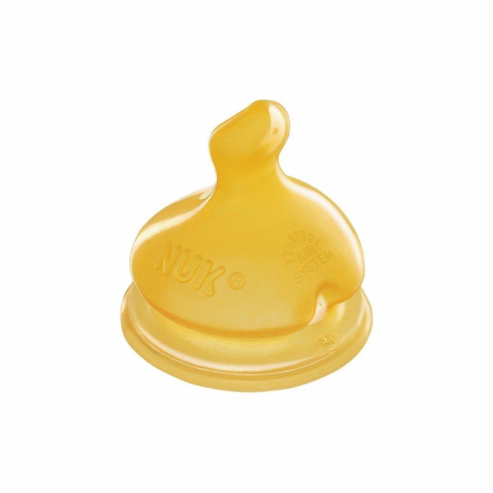 Bico Para Mamadeira Nuk Latex Com 1 Unidade - 1