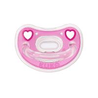 Chupeta Kuka Elegance Plus Rosa 6 Meses + Com 1 Unidade - 1