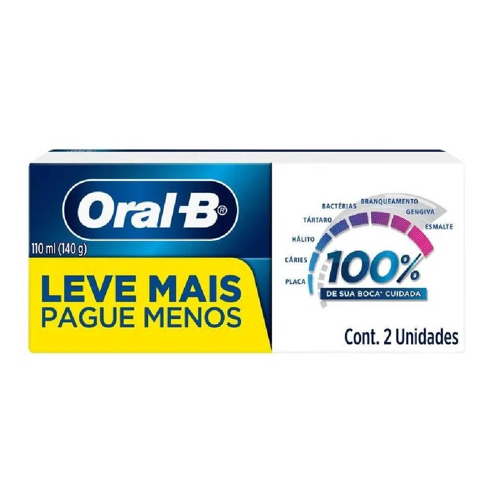 Creme Dental Oral-b 100% 140g Com 2 Unidades - 2