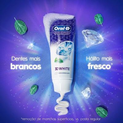 Pasta De Dente Oral-b 3d White Branqueadora, 1 Un, 70 G