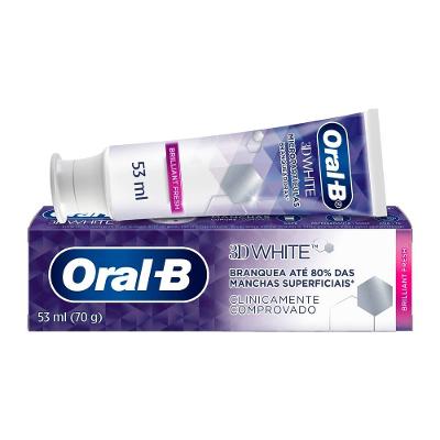 Creme Dental Oral-b 3d White Brilliant Fresh 70g