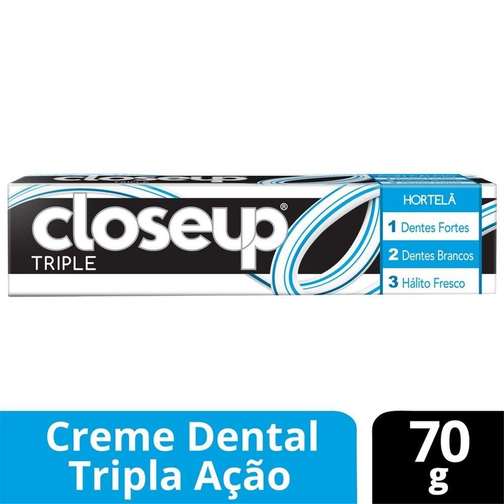 Creme Dental Closeup Triple Hortelã 70g - 3