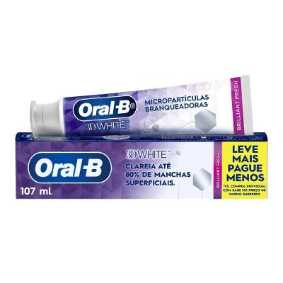 Creme Dental Oral-b 3d White Brilliant Fresh 140g