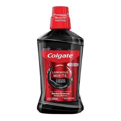 Enxaguante Bucal Para Clareamento Dental Colgate Luminous White Carvão 500ml