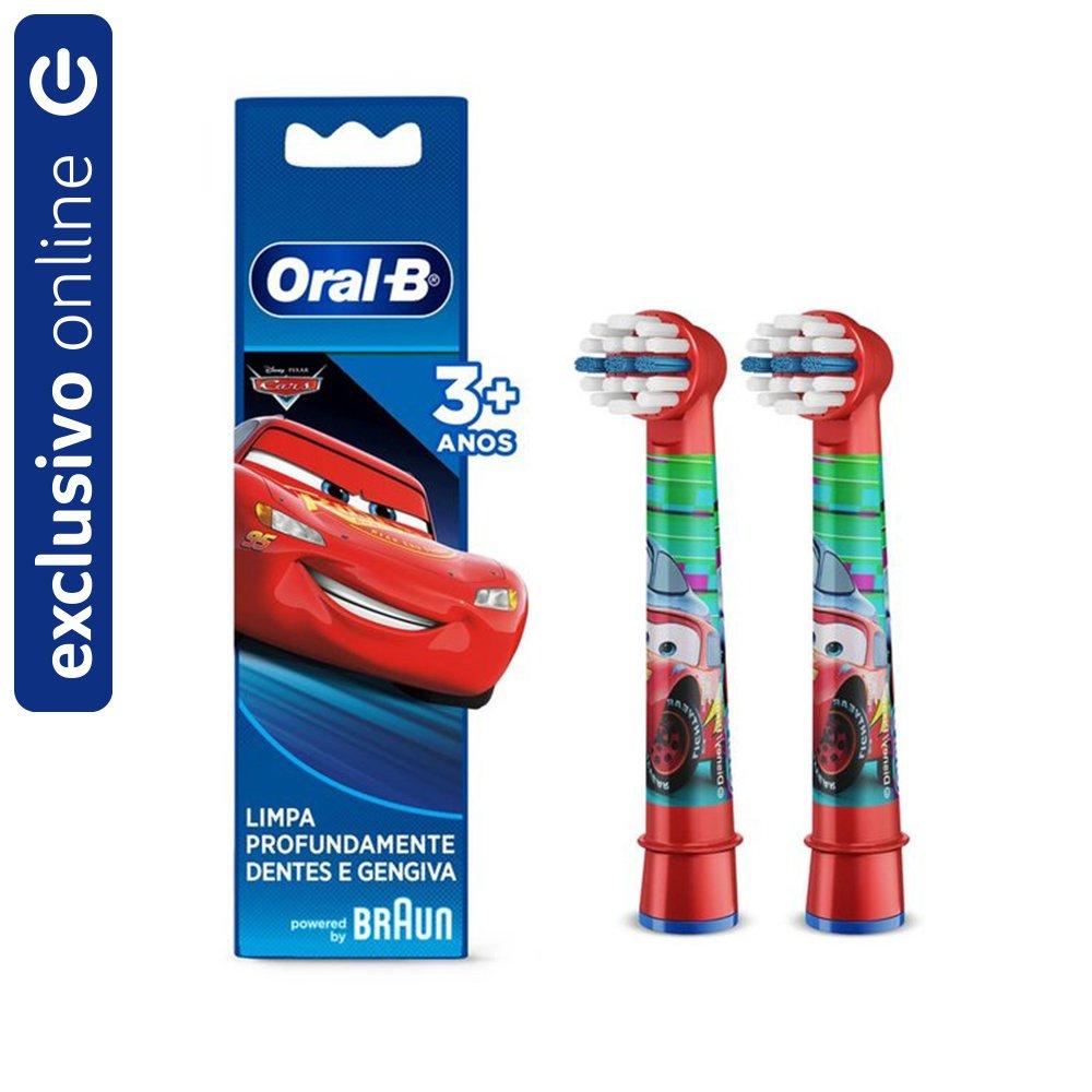 Refil Para Escova Elétrica Oral-b Disney Pixar Carros 2 Unidades - 1