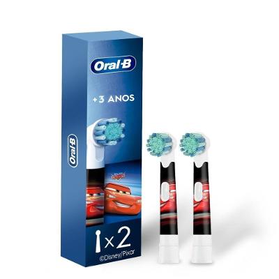Refil Para Escova Elétrica Oral-b Disney Pixar Carros 2 Unidades