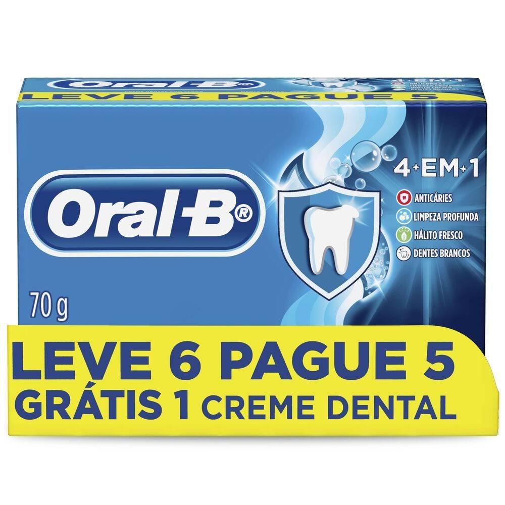 Creme Dental Oral-b 4 Em 1 70g Leve 6 Pague 5 - 1