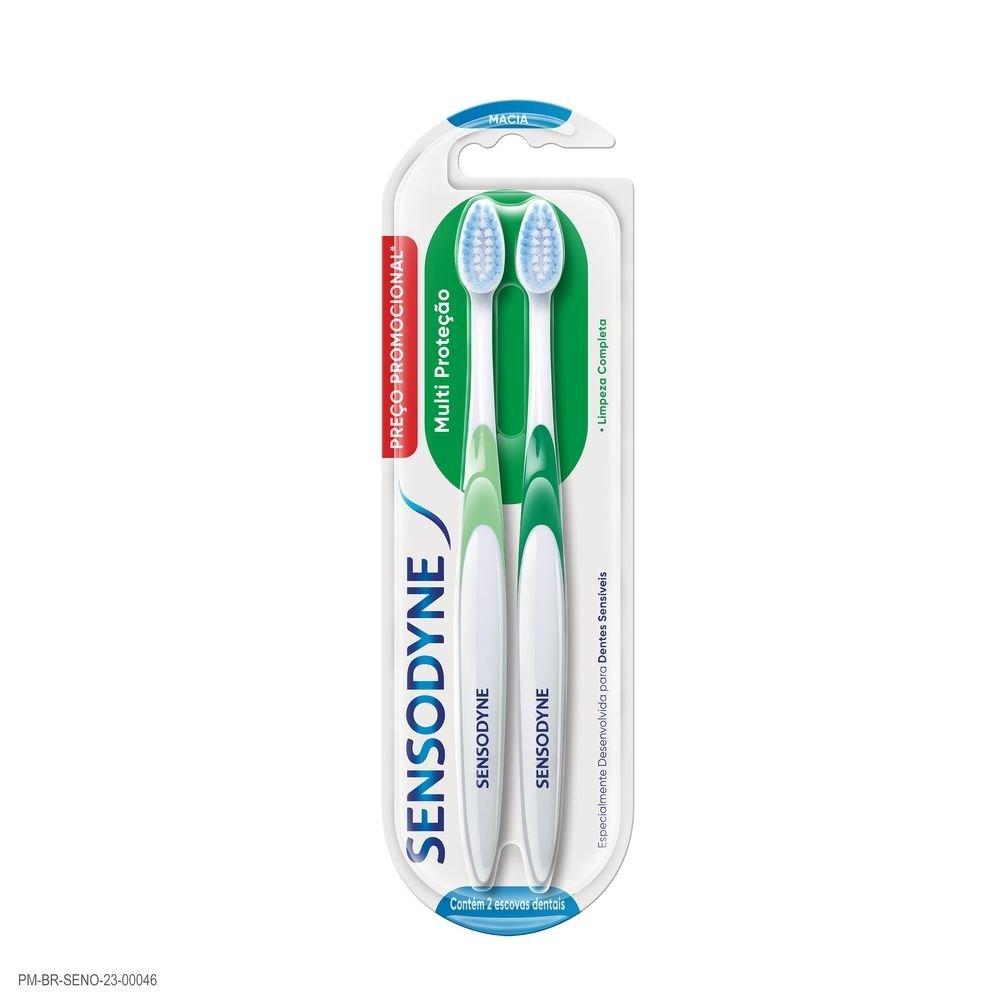 Kit Escova De Dente Sensodyne Multiproteção Para Dentes Sensíveis Com 2 Unidades - 2