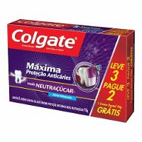 Kit Creme Dental Colgate Máxima Proteção Anticáries Neutraçúcar 70g Leve 3 Pague 2 - 3