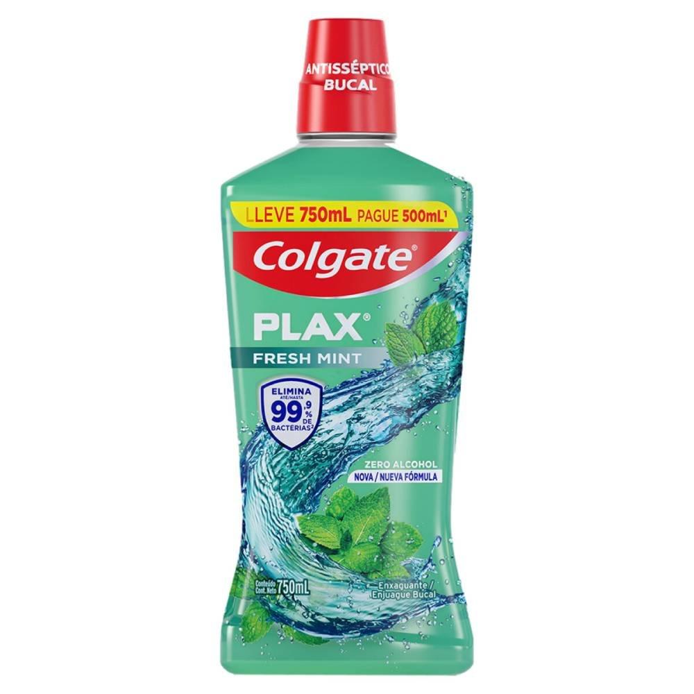 Enxaguatório Bucal Colgate Plax Fresh Mint Sem Alcool 750ml - 4
