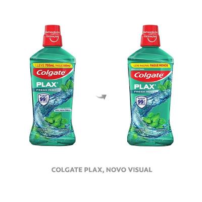 Enxaguante Bucal Colgate Plax Fresh Mint Zero Alcool 750ml