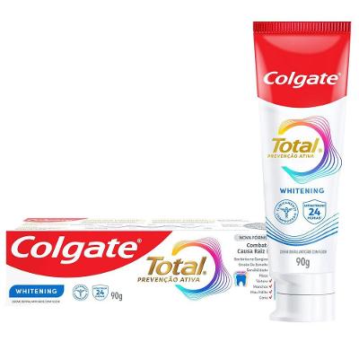 Creme Dental Para Branqueamento Colgate Total 12 Whitening 90g