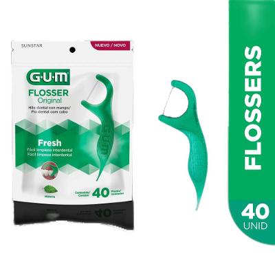 Fio Dental Gum Flosser Original 40 Unidades