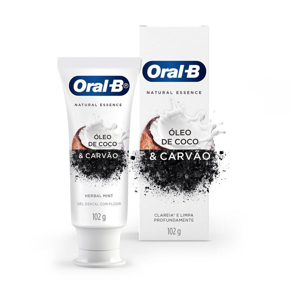 Creme Dental Oral-b Natural Essence Com Oleo De Coco E Carvao 102g - 1