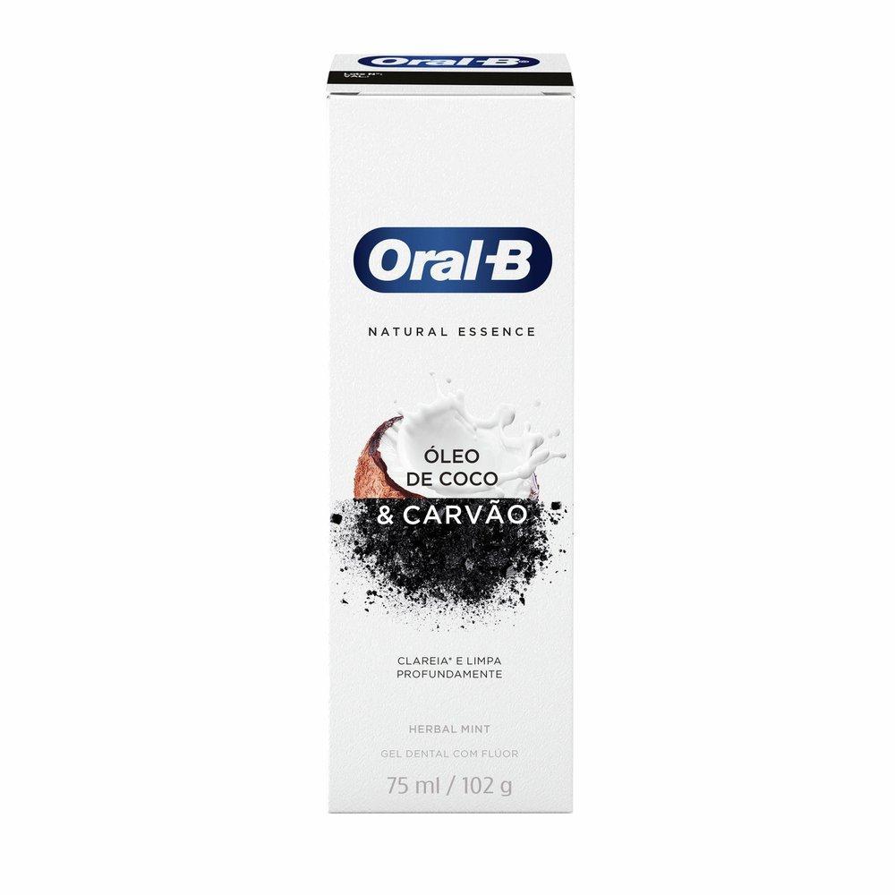 Creme Dental Oral-b Natural Essence Com Oleo De Coco E Carvao 102g - 2