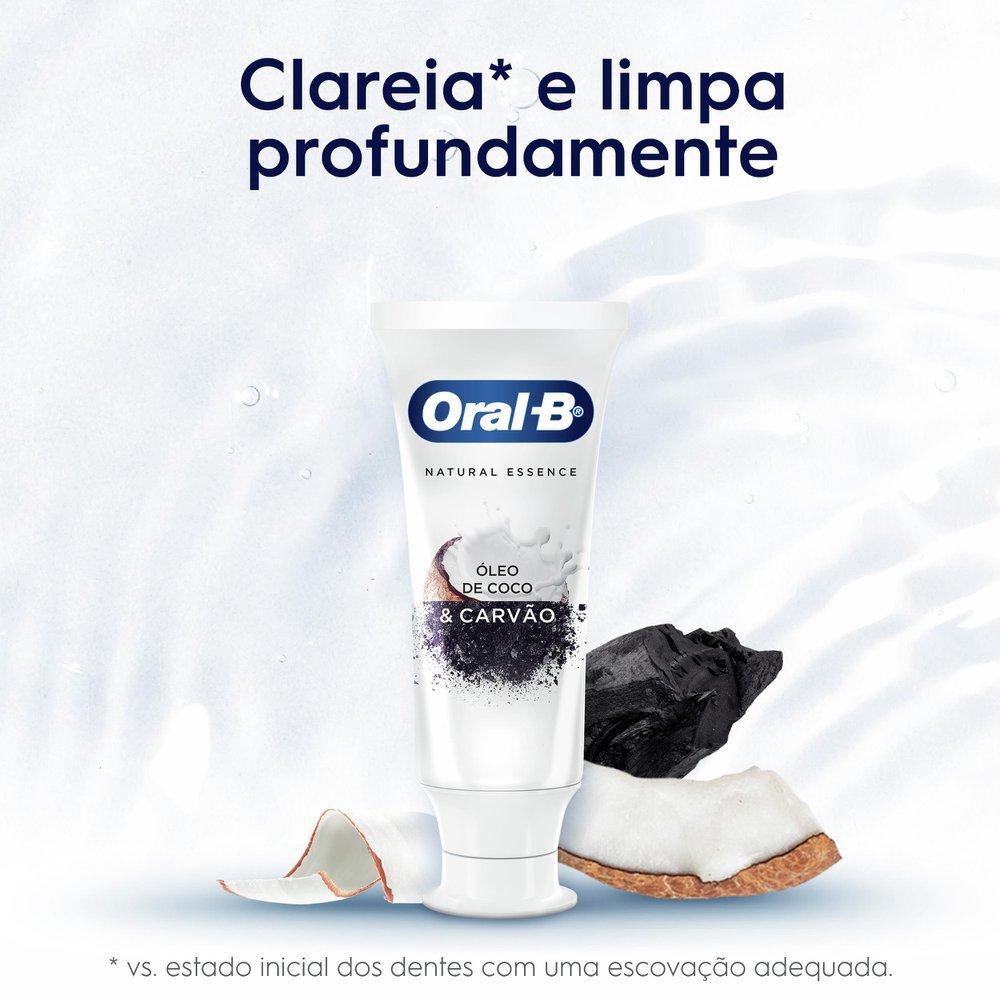 Creme Dental Oral-b Natural Essence Com Oleo De Coco E Carvao 102g - 4