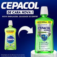 Enxaguante Bucal Cepacol Expert Menta Protect Com Flúor Pague 350ml Leve 500ml - 3