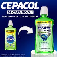 Enxaguante Bucal Cepacol Expert Menta Protect Com Flúor Pague 350ml Leve 500ml - 9