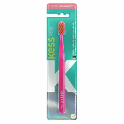 Escova Dental Kess Pro Extra Macia Cores Sortidas 1 Unidade
