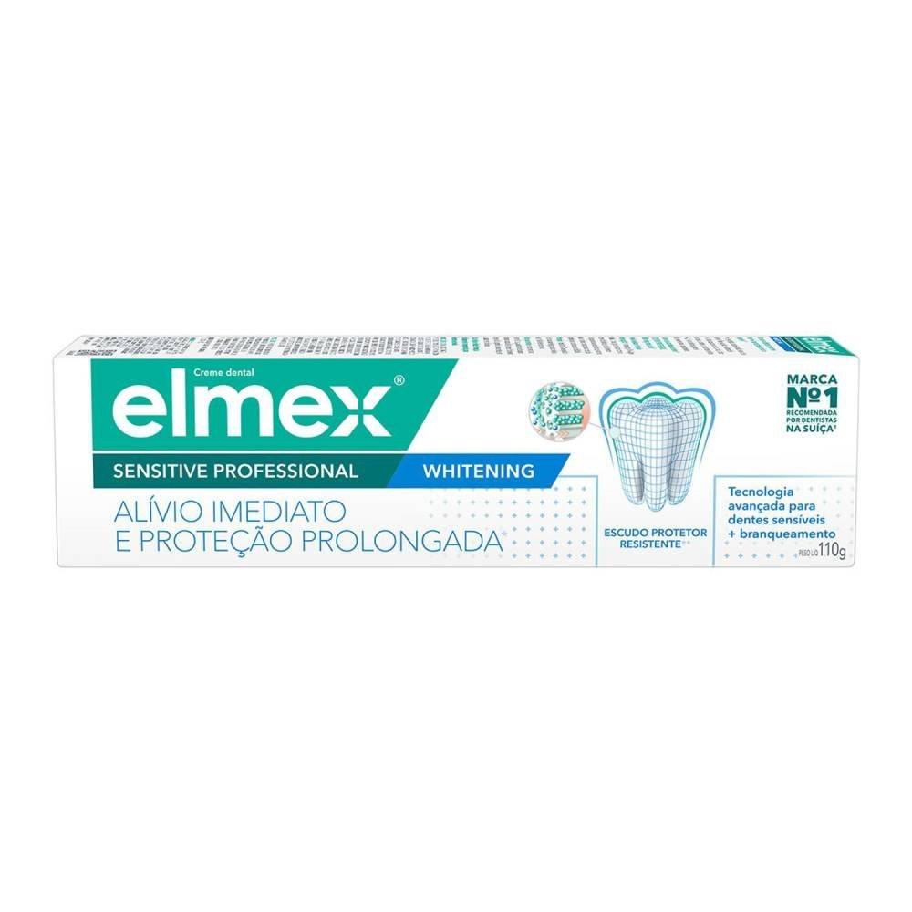 Creme Dental Para Sensibilidade Elmex Sensitive Professional Whitening 110g - 1