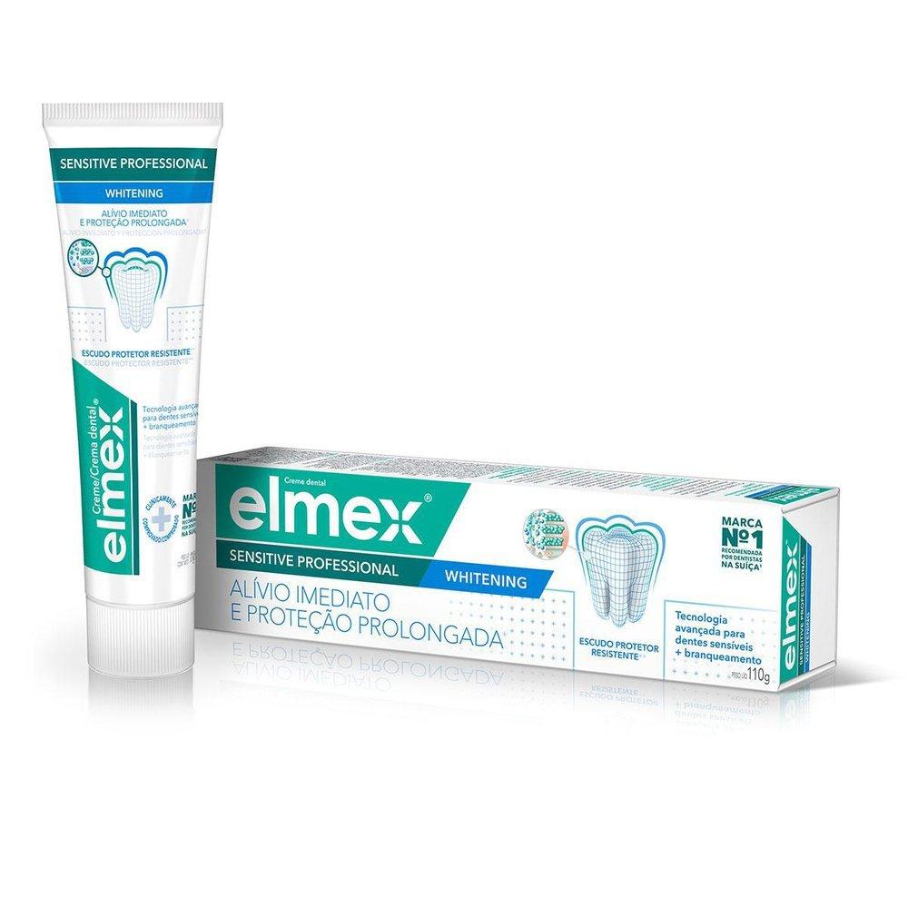 Creme Dental Para Sensibilidade Elmex Sensitive Professional Whitening 110g - 2