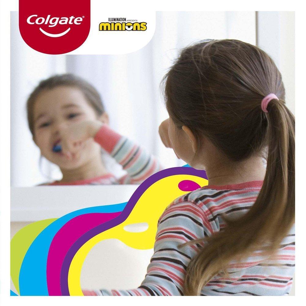 Kit Escova Dental Infantil Extra Macia Colgate Smiles Minions 6+ Anos - 2 Unidades - 3
