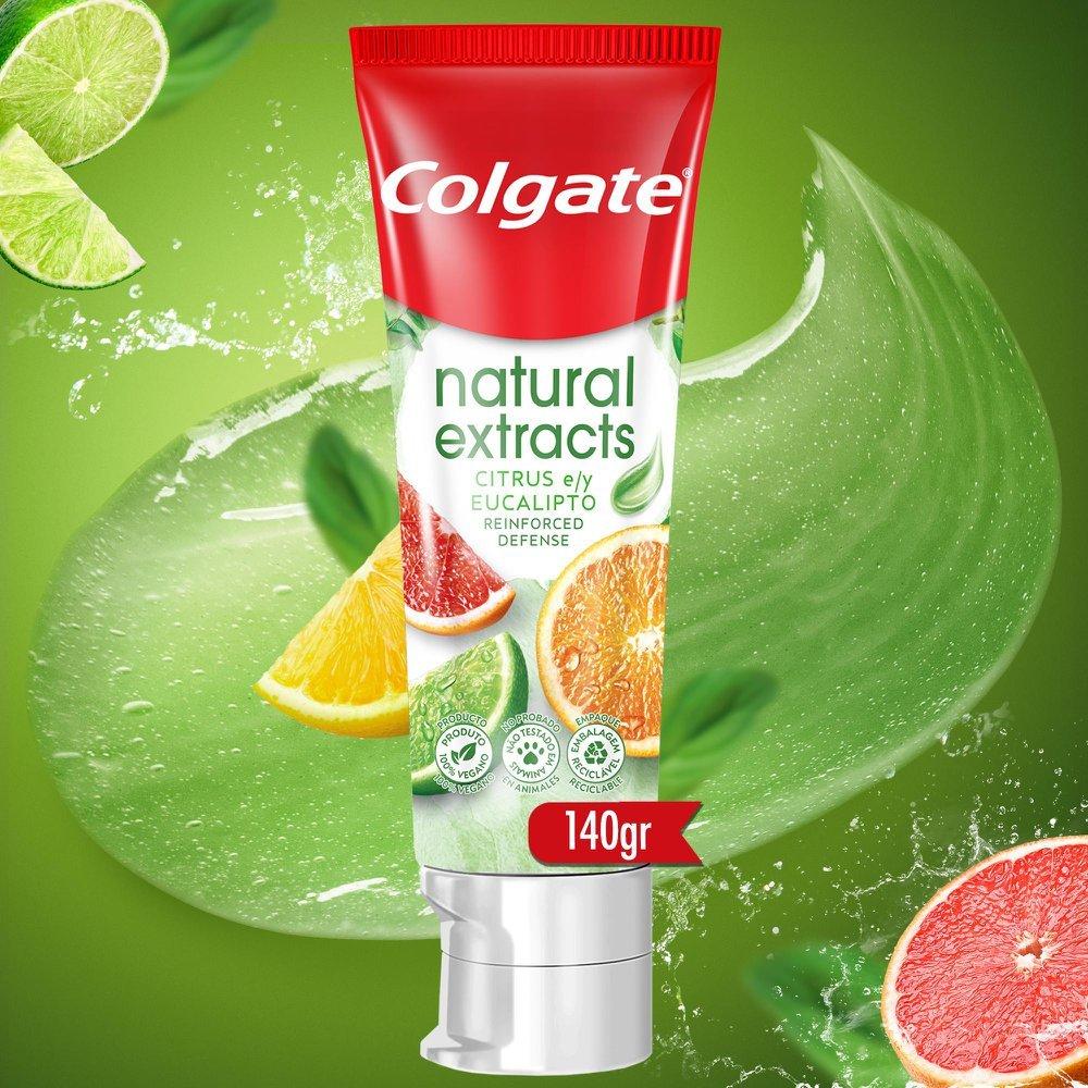 Creme Dental Colgate Natural Extracts Citrus E Eucalipto 140g - 11