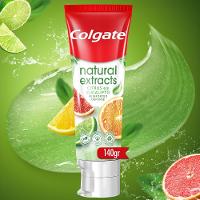 Creme Dental Colgate Natural Extracts Citrus E Eucalipto 140g - 7