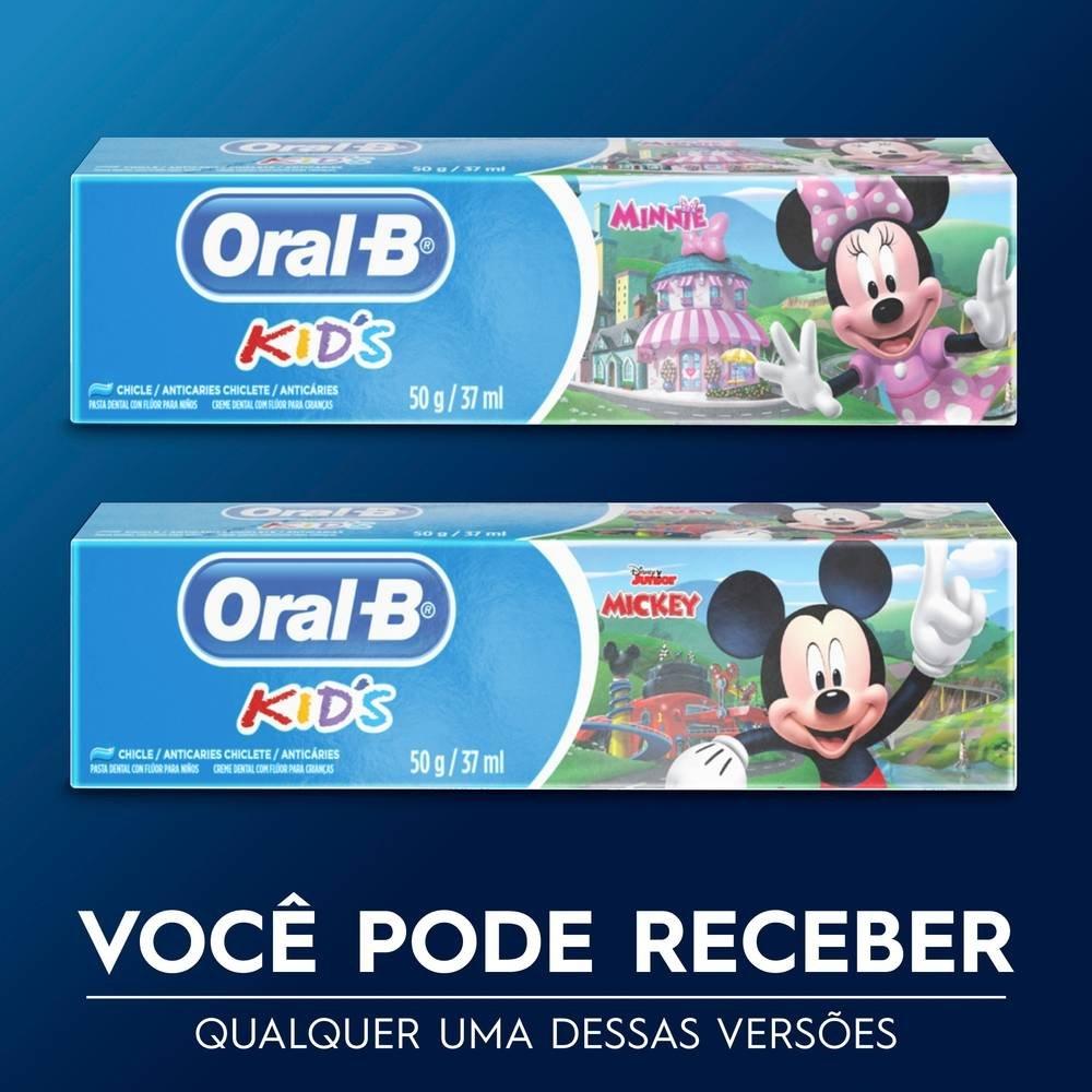 Creme Dental Oral-b Kids Disney Mickey/minnie 50g 1 Unidade - 4