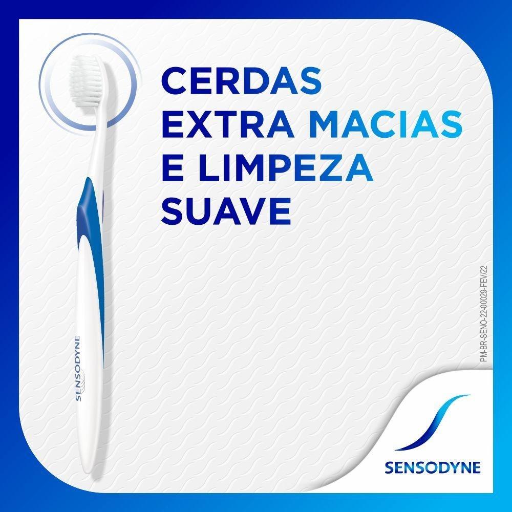 Kit Promocional Escova De Dente Para Dentes Sensíveis Sensodyne Gentle Com 3 Unidades - 5